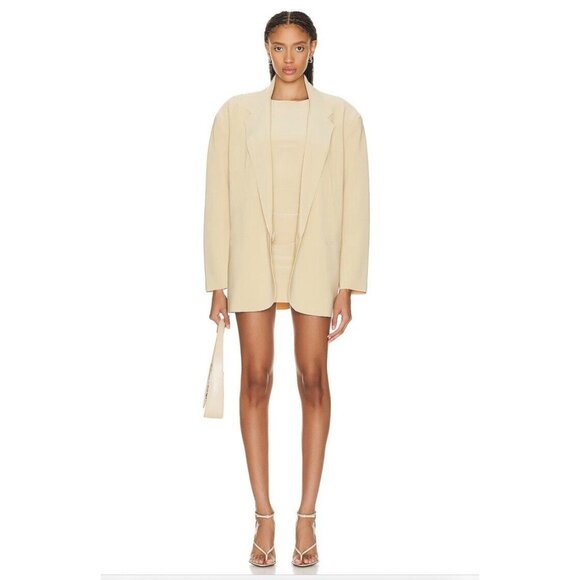 Norma Kamali Beige Pickelball Dress - Picture 4 of 4